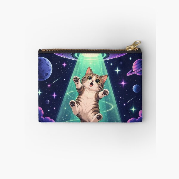 Item preview, Funny Cat Abducted by UFO designed and sold by CanArtVision.