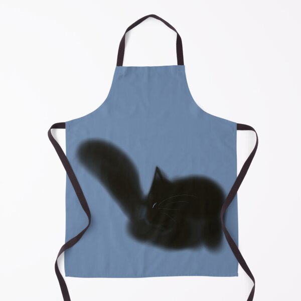 Item preview, Cat grooming against blue background designed and sold by TNT-Atelier.