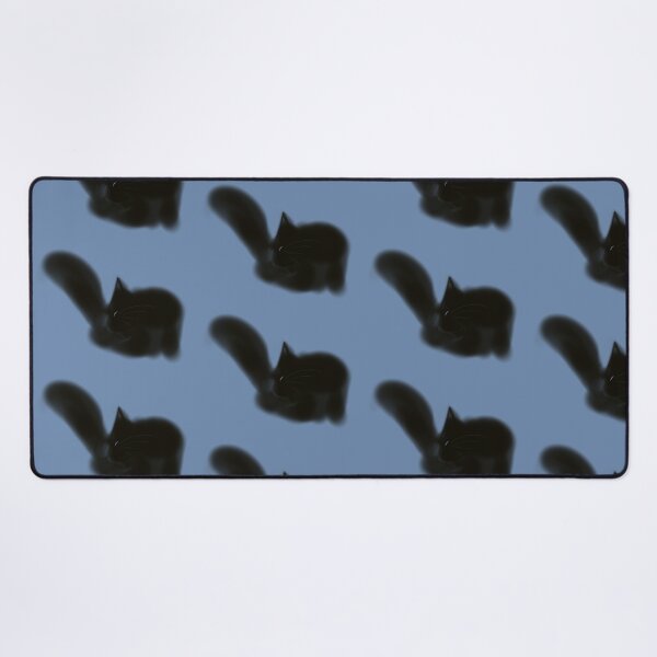 Item preview, Cat grooming against blue background  designed and sold by TNT-Atelier.