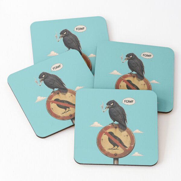 Item preview, Angry Crow says FCawF designed and sold by Birdie and Flynn.