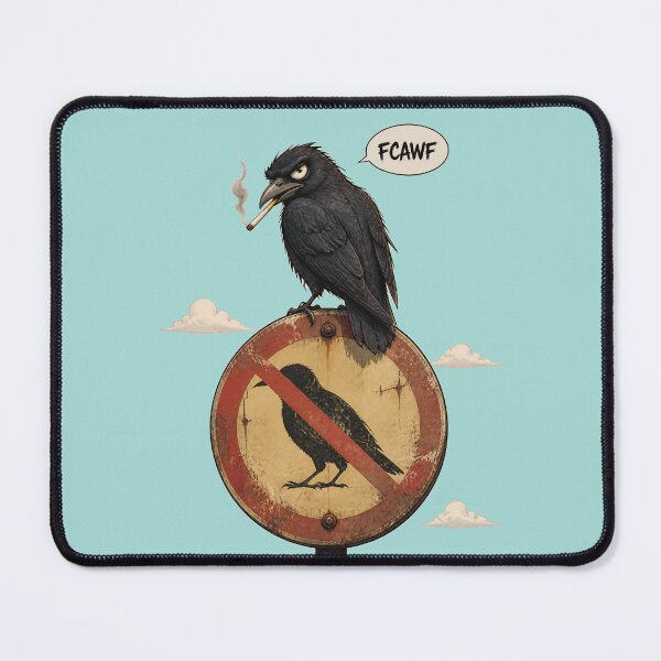 Item preview, Angry Crow says FCawF designed and sold by Birdie and Flynn.