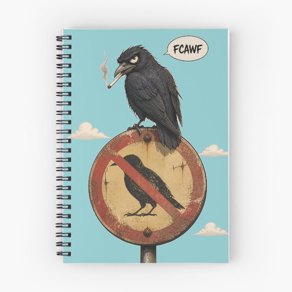 Item preview, Angry Crow says FCawF designed and sold by Birdie and Flynn.