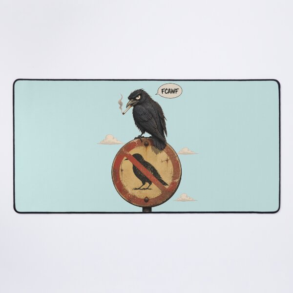 Item preview, Angry Crow says FCawF designed and sold by Birdie and Flynn.