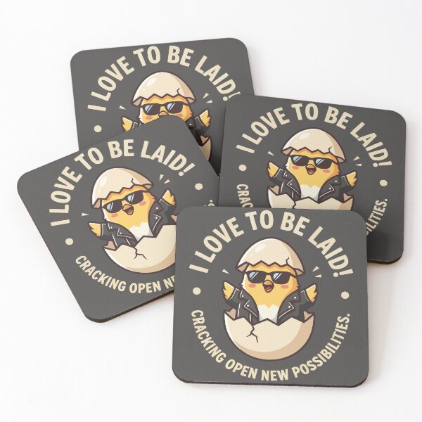 Item preview, I Love To Be Laid Cool Chick Cracking Open New Possibilities designed and sold by Amir Faysal.
