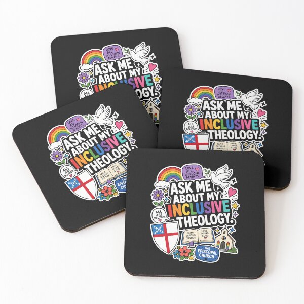 Item preview, Ask Me About My Inclusive Theology – LGBTQ+ Episcopal Church™ designed and sold by Canterbury Episcopal Campus Ministry at Texas Tech University .