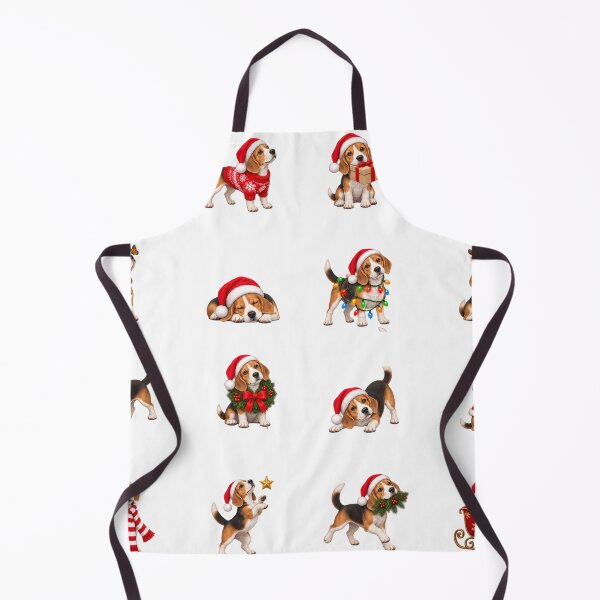 Item preview, Christmas Beagles – 16 Beagle Stickers for Dog Lovers designed and sold by sabantha.