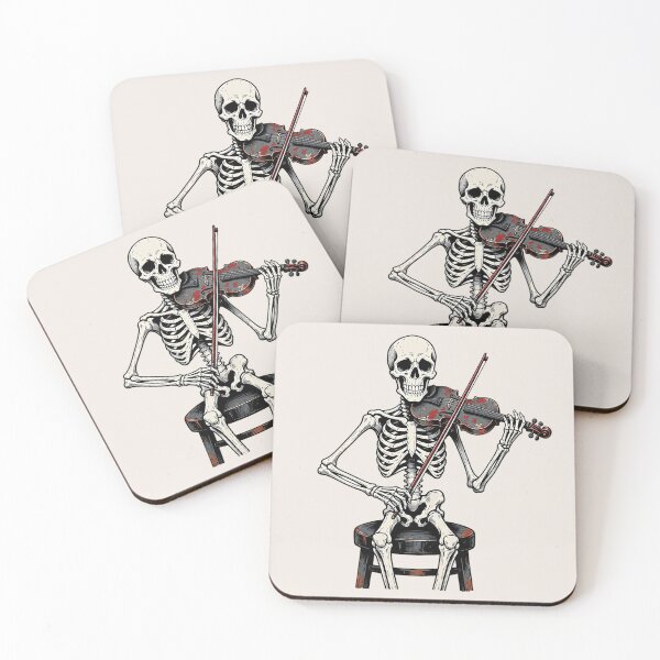Item preview, Funny Skeleton Playing Violin  designed and sold by SweetLilith.