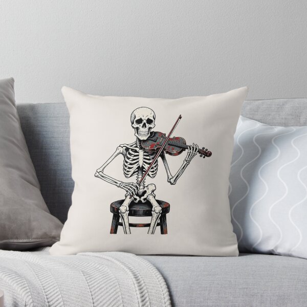 Item preview, Funny Skeleton Playing Violin  designed and sold by SweetLilith.