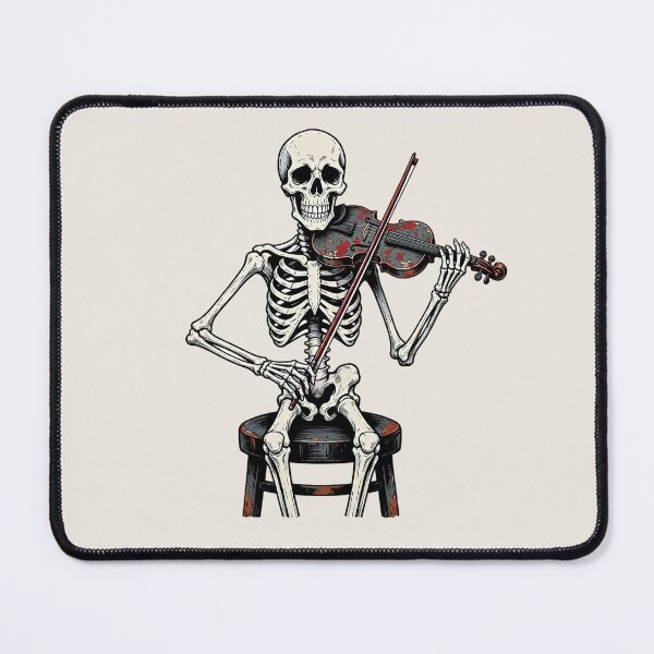 Item preview, Funny Skeleton Playing Violin  designed and sold by SweetLilith.