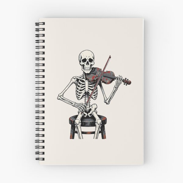 Item preview, Funny Skeleton Playing Violin  designed and sold by SweetLilith.