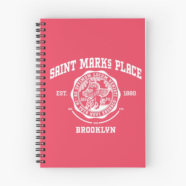 Item preview, St Marks Pl Brooklyn in White | Block Party Pride designed and sold by New York Sporting City.