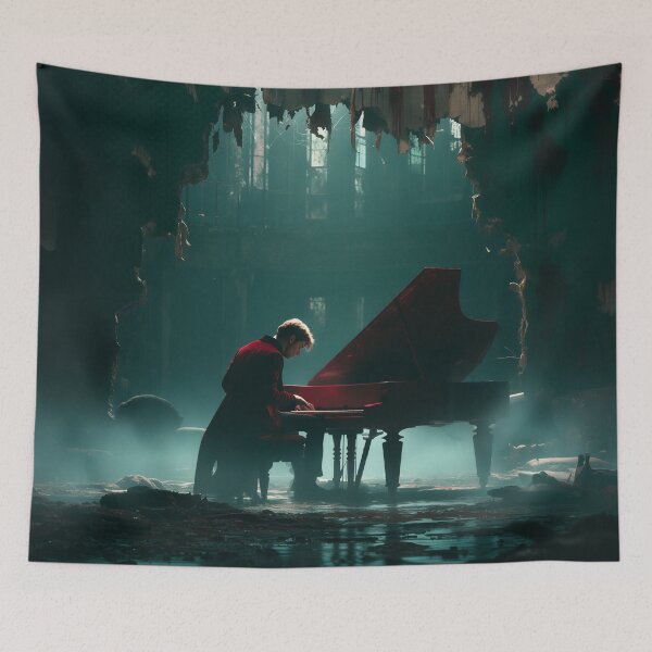Item preview, The Last Sonata of a Fallen World designed and sold by oanaunciuleanu.