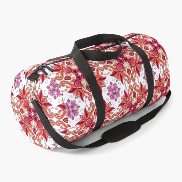 Item preview, Boho Ornamental Floral Pattern – Pink & Coral Paisley Folk Art designed and sold by Mousy17.