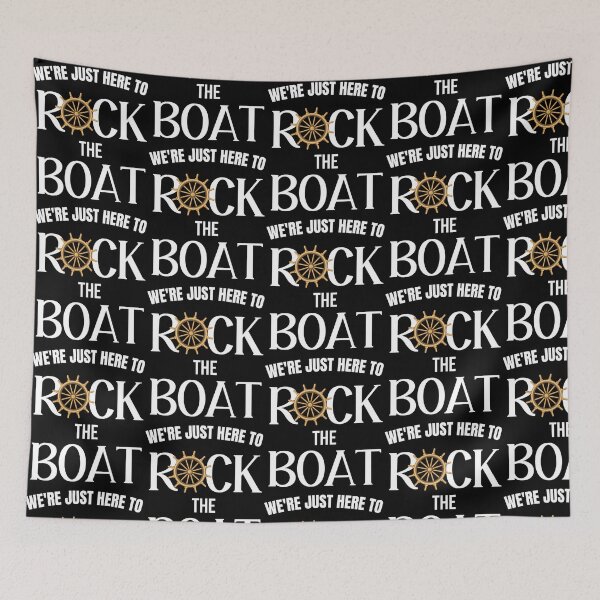 Item preview, We'Re Here To Rock The Boat Cruise Travel designed and sold by Soffez.