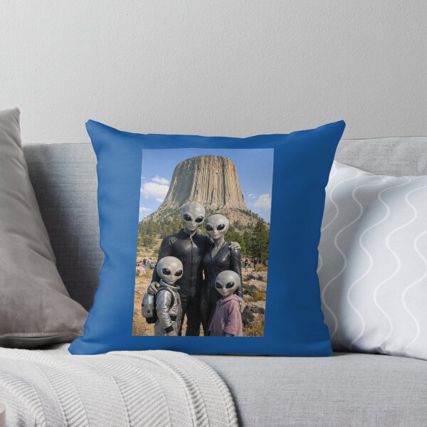 Item preview, Aliens Visiting Devils Tower in Wyoming designed and sold by Halifaxartguy.