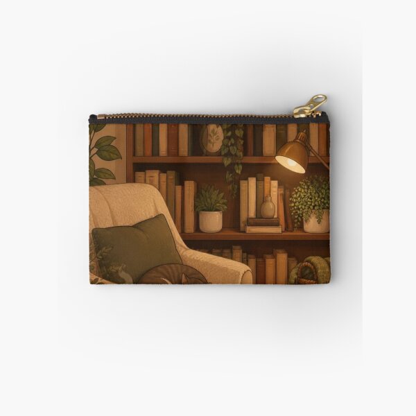 Item preview, Cozy Hygge Library Sleeping Cat designed and sold by creativerooney.