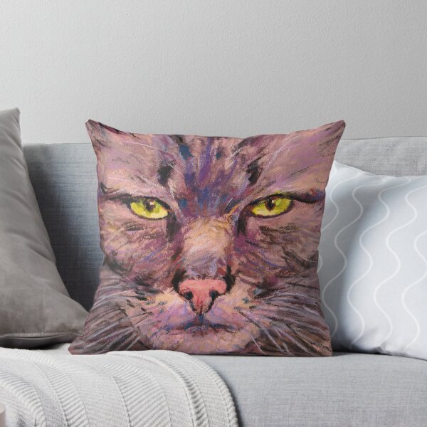 Item preview, Wild Cat Original Pastel Illustration designed and sold by Lukyanovart.
