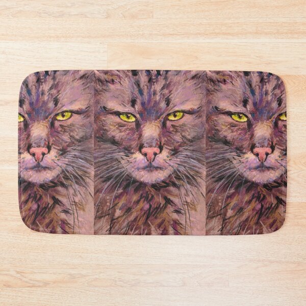 Item preview, Wild Cat Original Pastel Illustration designed and sold by Lukyanovart.