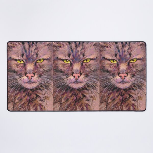 Item preview, Wild Cat Original Pastel Illustration designed and sold by Lukyanovart.