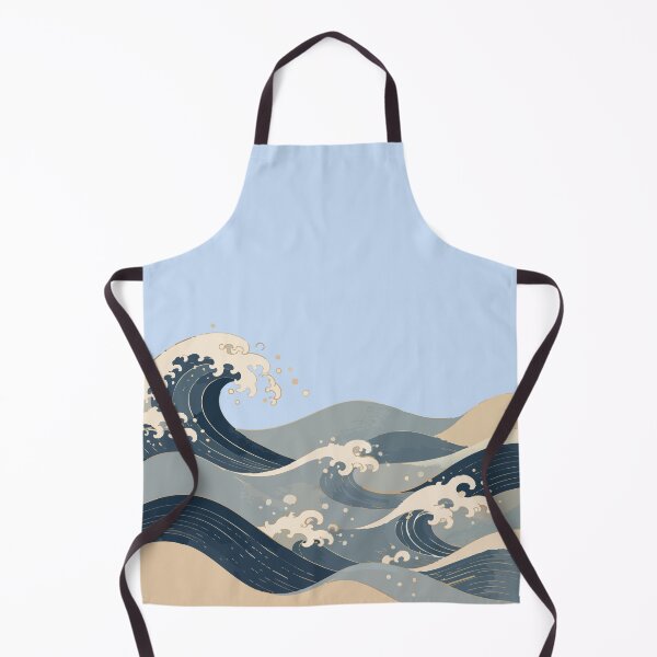 Item preview, Japanese Ukiyo-e Inspired Ocean Waves designed and sold by SimplePoDesign.
