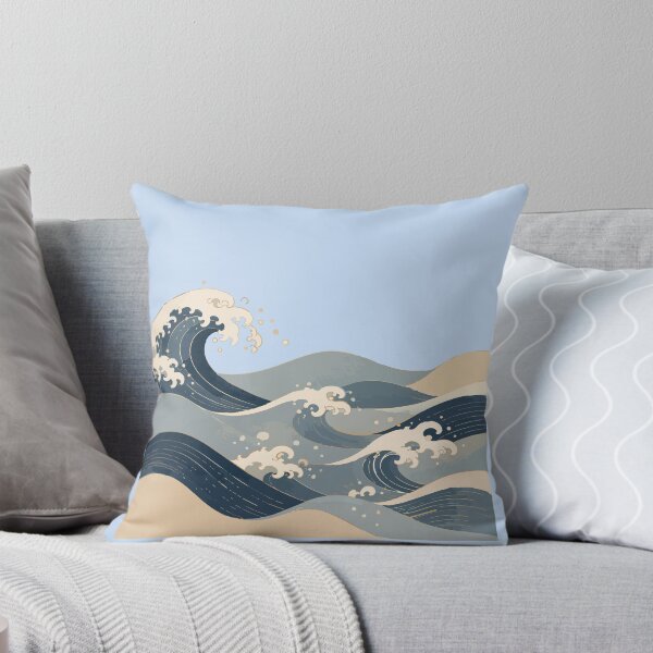 Item preview, Japanese Ukiyo-e Inspired Ocean Waves designed and sold by SimplePoDesign.