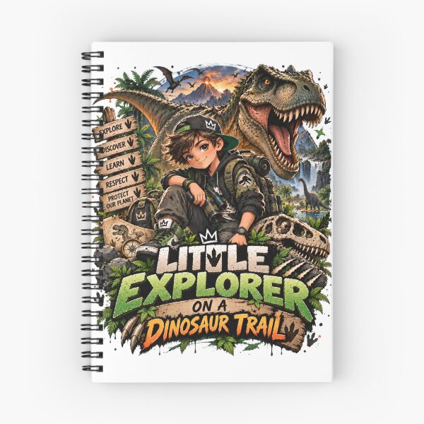 Item preview, Dinosaur Explorer Adventure Boy designed and sold by MONIKA08 DESIGN.
