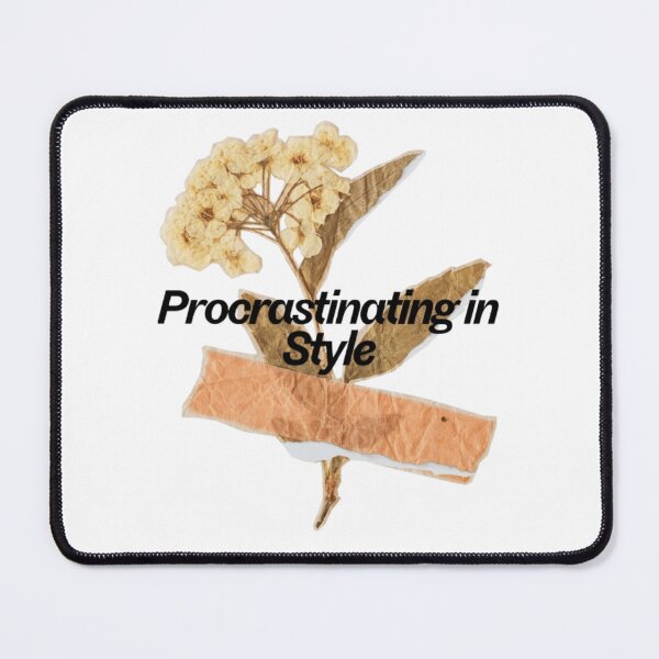 Item preview, Procrastinating in Style Vintage Floral designed and sold by Farahsalama.