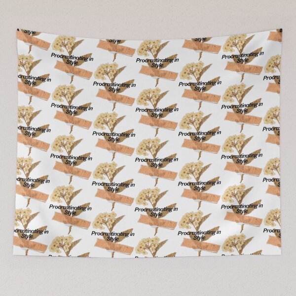Item preview, Procrastinating in Style Vintage Floral designed and sold by Farahsalama.