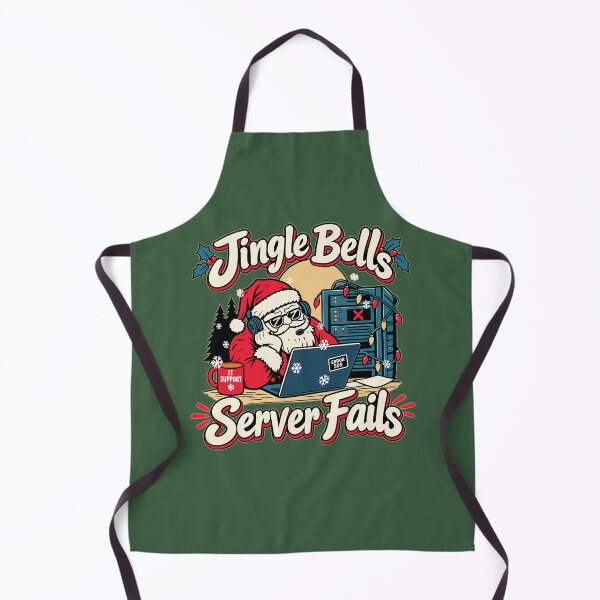 Item preview, Santa Tech Support Bells Server Fails IT Support Santa Christmas designed and sold by ALCOSHIRTS OFFICIAL.