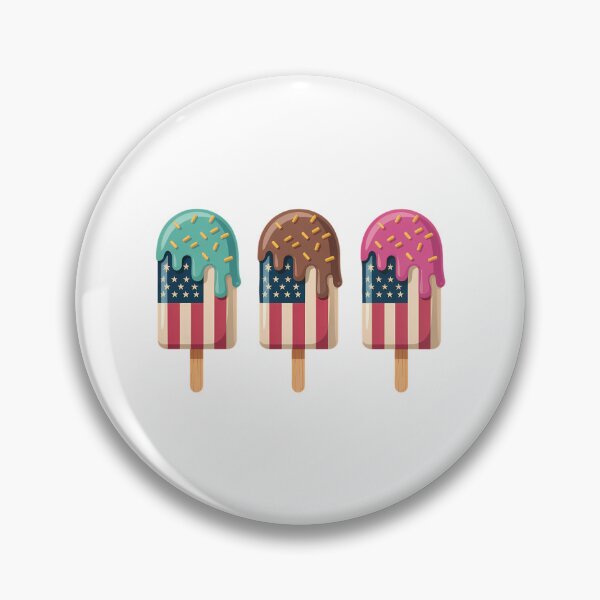 Item preview, American Flag Ice Cream Patriotic 4th Of July designed and sold by TyraYoung.