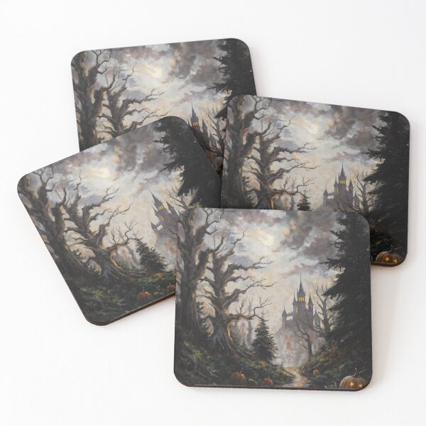 Item preview, Haunted Castle Halloween Forest designed and sold by DarkHolyQueen.