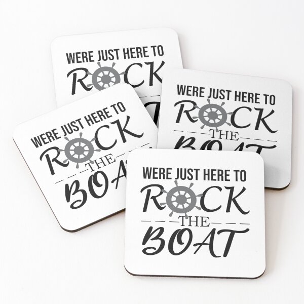 Item preview, We'Re Just Here To Rock The Boat - Summer Lovers - Family Cruise - Sea - Bleu - Coloful -Beach - Beach Food - Beach Games - For Swim - Funny Family Cruise Essential designed and sold by Soffez.