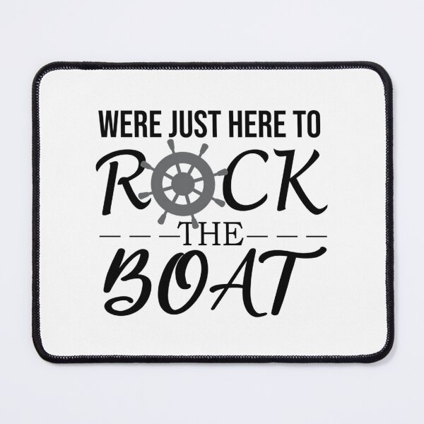 Item preview, We'Re Just Here To Rock The Boat - Summer Lovers - Family Cruise - Sea - Bleu - Coloful -Beach - Beach Food - Beach Games - For Swim - Funny Family Cruise Essential designed and sold by Soffez.