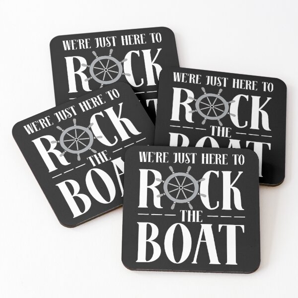 Item preview, We'Re Just Here To Rock The Boat Cruise Hawaii Beach Summer designed and sold by Soffez.
