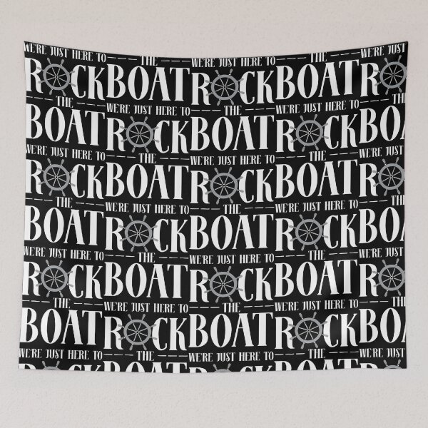 Item preview, We'Re Just Here To Rock The Boat Cruise Hawaii Beach Summer designed and sold by Soffez.