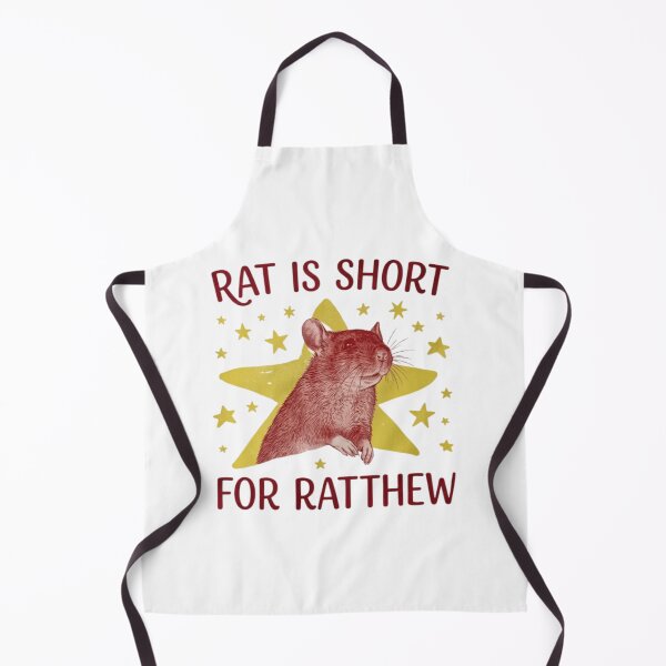 Item preview, Funny Rat Is Short For Ratthew Retro Pet Lover Meme Design designed and sold by MotivaChic.