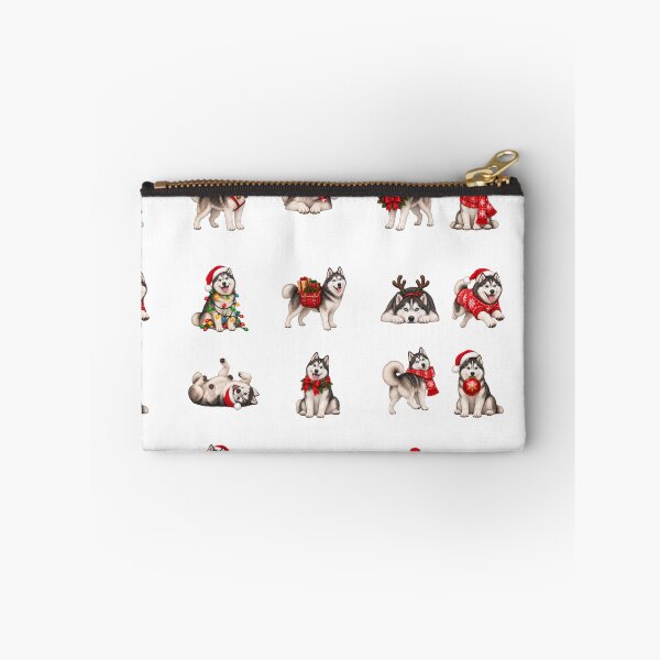 Item preview, 16 Christmas Huskies – Husky Sticker Set for Dog Lovers designed and sold by sabantha.