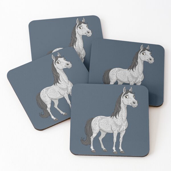 Item preview, The caricature of the Arabian horse Abbayan designed and sold by Cheval-de-coeur.