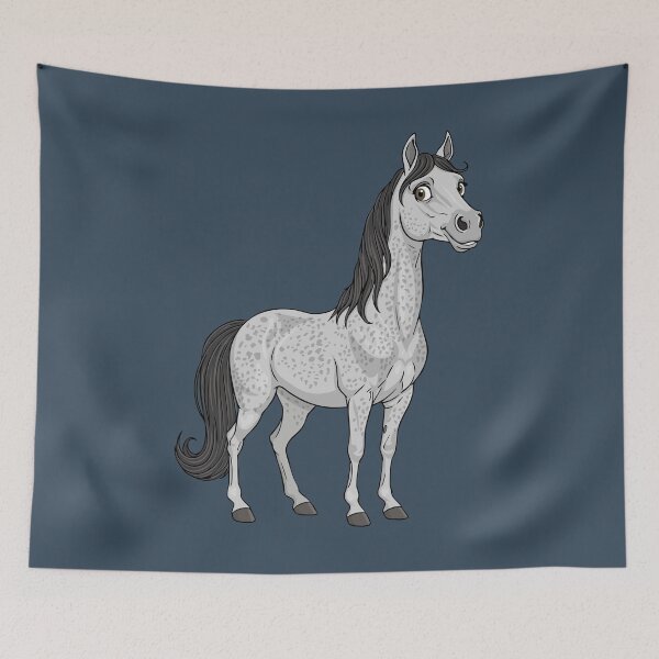 Item preview, The caricature of the Arabian horse Abbayan designed and sold by Cheval-de-coeur.