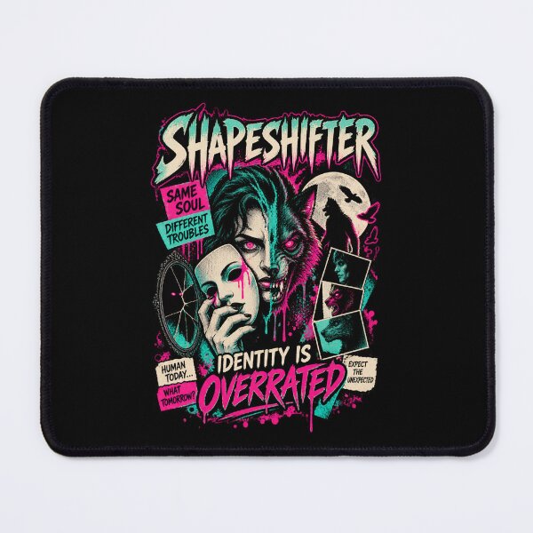 Item preview, Shapeshifter Same Soul Different Troubles – Dark Horror  designed and sold by SidTastic .
