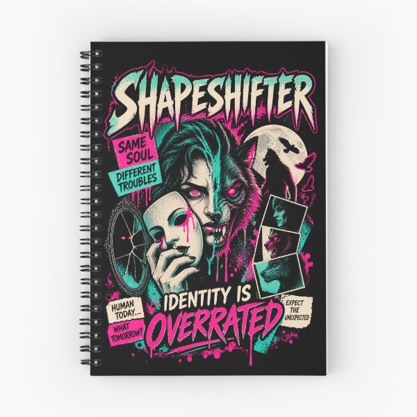 Item preview, Shapeshifter Same Soul Different Troubles – Dark Horror  designed and sold by SidTastic .