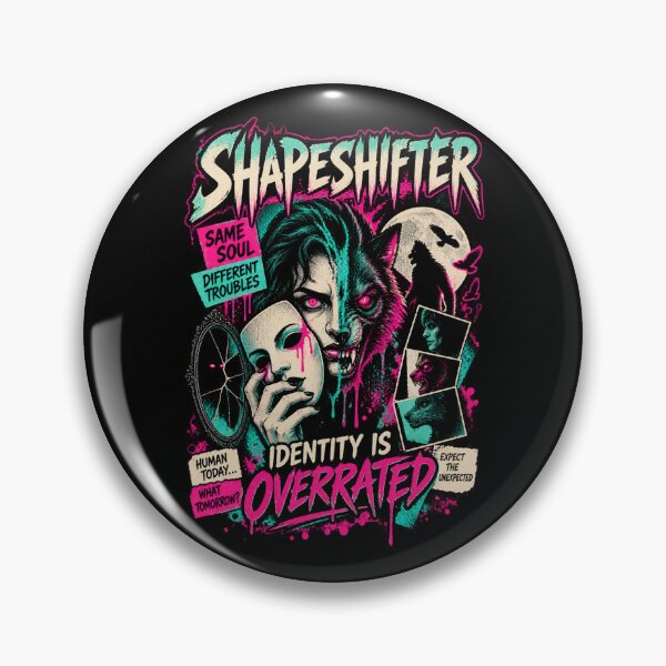 Item preview, Shapeshifter Same Soul Different Troubles – Dark Horror  designed and sold by SidTastic .