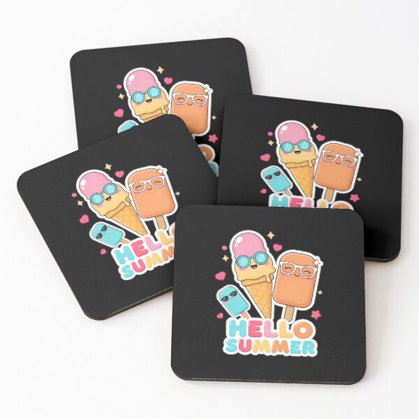 Item preview, Hello Summer Vacation Ice Cream Cute Seasonal for Ice Cream Lovers designed and sold by Redgiant87x.