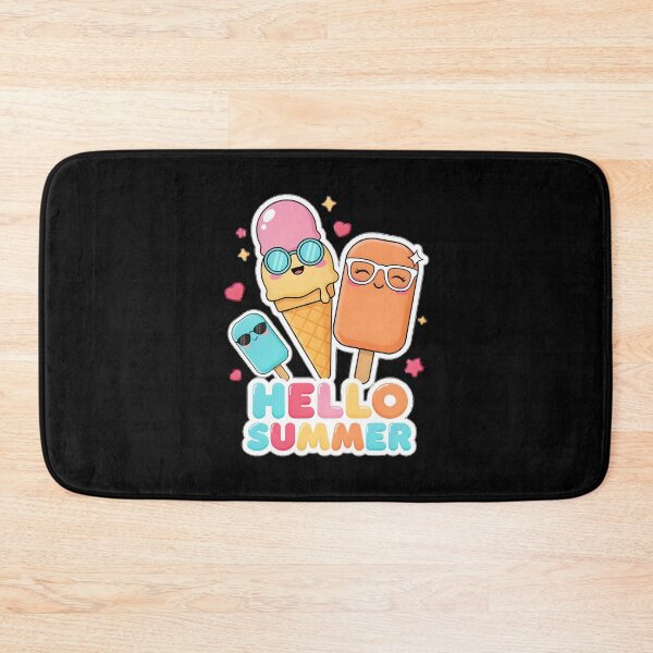 Item preview, Hello Summer Vacation Ice Cream Cute Seasonal for Ice Cream Lovers designed and sold by Redgiant87x.