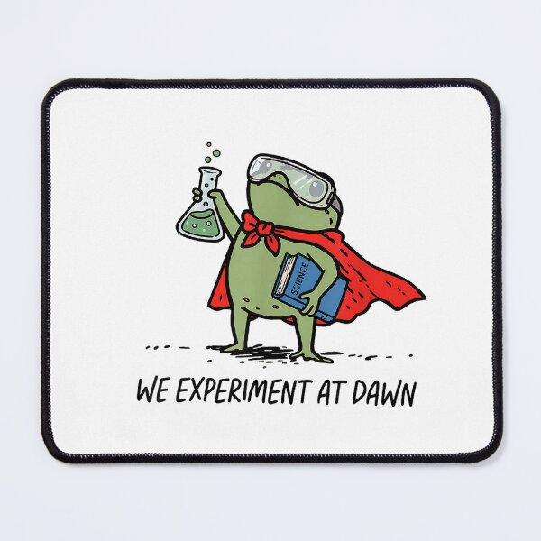 Item preview, We Experiment At Dawn Frog Science Teacher Back to School designed and sold by LASTIQUE-dd.