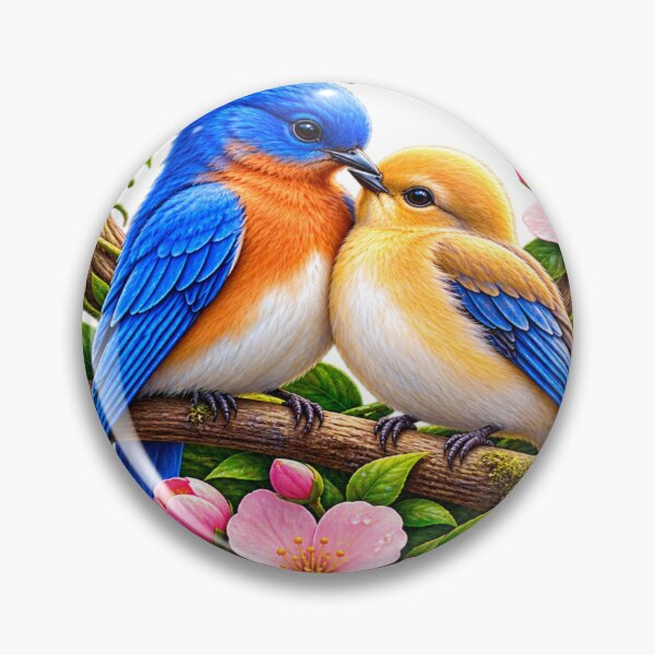 Item preview, Cute lovebirds couple heart branch  designed and sold by urbanshop7.