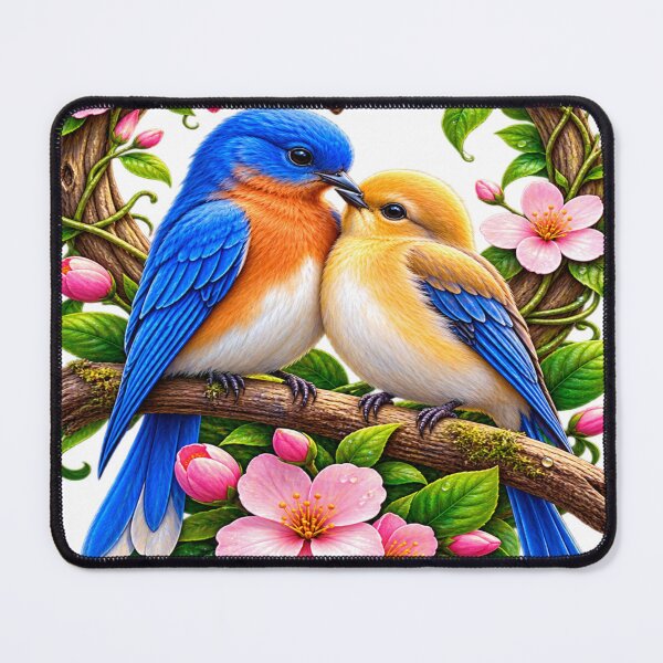 Item preview, Cute lovebirds couple heart branch  designed and sold by urbanshop7.