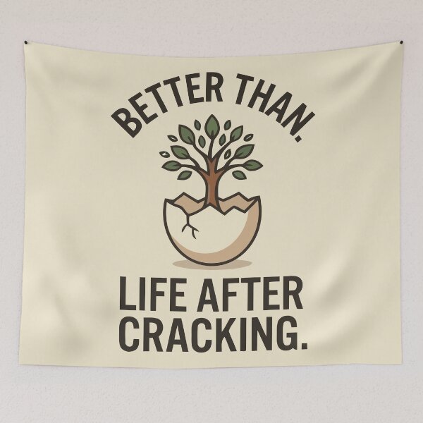 Item preview, Better Than Life After Cracking Tree Eggshell Growth designed and sold by Amir Faysal.