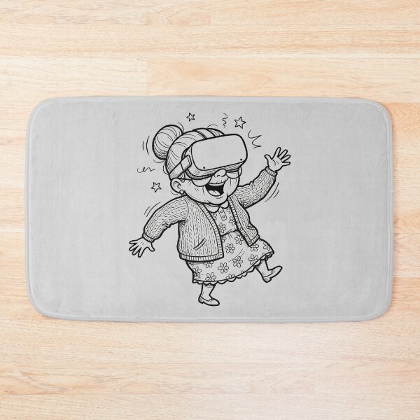 Item preview, Grandma Immersed In VR Experience designed and sold by ThreadRiotTees.