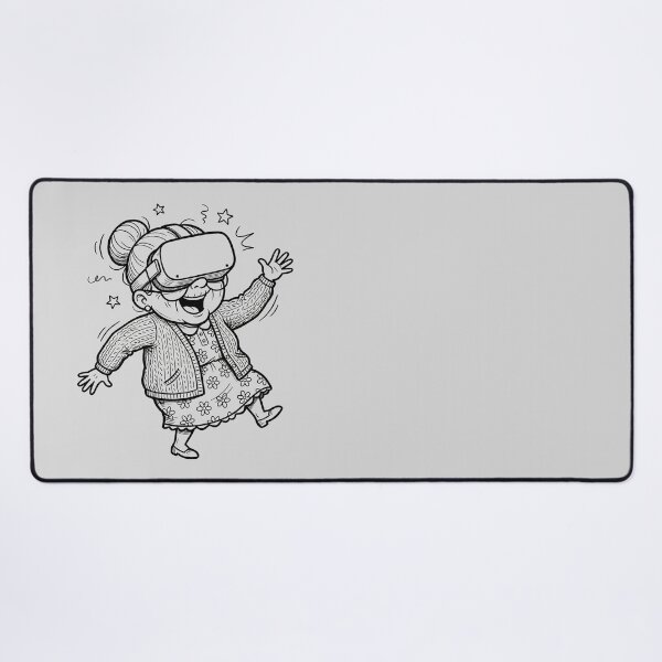 Item preview, Grandma Immersed In VR Experience designed and sold by ThreadRiotTees.